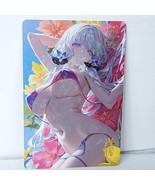 Ayaka Swim Suit Waifu Card Anime Girl Wall Art Oversized Board A5 - $419.78 MXN