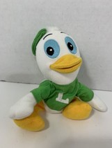Walt Disney Duck Tales Louie small mini beanbag plush vintage green stuffed toy - £6.51 GBP