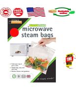 Convenient Pack of 100 Medium Microwave Steam Cooking Bags for Easy Meal... - $31.87 CAD
