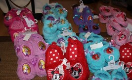 New DISNEY TINKERBELL &amp; LITTLE MERMAID SLIPPERS YOUTH MINNIE MOUSE PRINCESS - $9.99