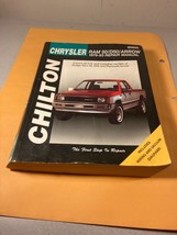 Chiltons 1979-93 Chrysler Ram 50 D50 Arrow Repair Manual - £13.30 GBP