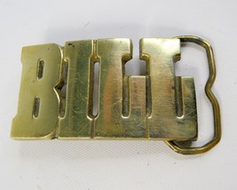 Belt Buckle Bill Solid Brass 1.5&quot; x 3&quot; - £14.91 GBP