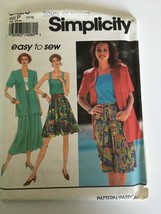 Simplicity Sewing Pattern 8426 Easy to Sew Skirt Top Jacket Uncut Size 12 14 16 - £4.91 GBP