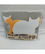 Pack Of (3) MUJI Japanese Cat Post It Notes 2&quot; - $11.87