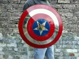 Captain America Shield Movie Viking Armour Medieval Shield Shield Battle Decor - £127.91 GBP