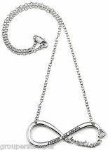 Directioner Collier Neuf Style Coeur 45.7cm 3mm Infini Avec Émail Lettrage - £10.47 GBP