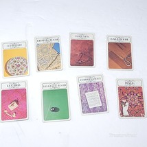 Vintage 1972 Clue Board Game Replacement Card Set of 8 room cards - £2.33 GBP
