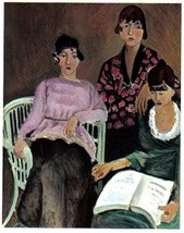 Matisse 1930s Lithograph w/COA, 3 Sisters #Unique Gift Henri Matisse Vintage Art - £155.67 GBP