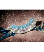Married AF Custom Colors Embroidered Bridal Wedding Garter Keepsake Pers... - $19.00