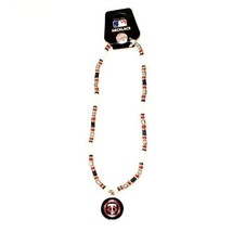 MLB Minnesota Twins Baseball Official Licensed Merch 18&quot; Natural Shell Necklace - £7.99 GBP