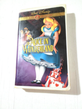 Alice in Wonderland Disney VHS tape movie Gold Collection  - £9.26 GBP