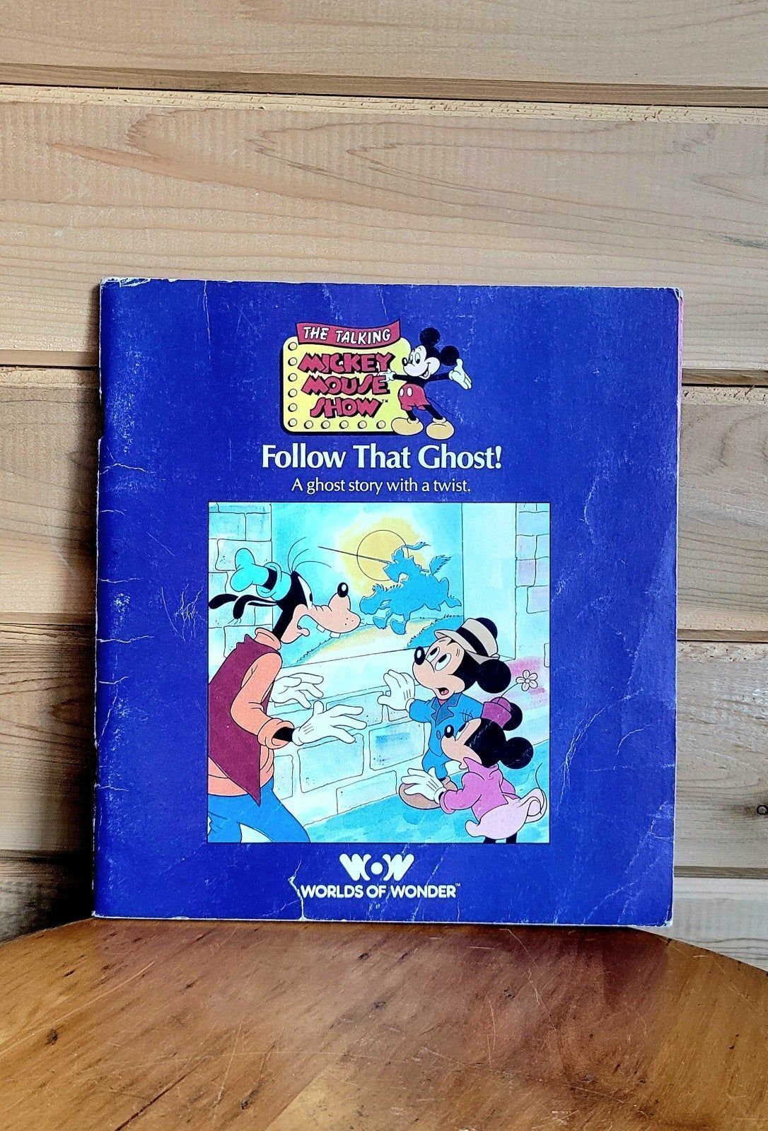 Disney Follow That Ghost Vintage Talking Mickey Mouse Show 1986 WOW - $15.04