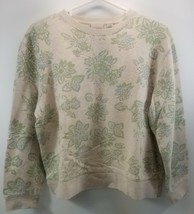 Classic Elements Women&#39;s Floral Sweatshirt Large 14-16 Long Sleeve - £6.32 GBP