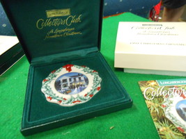 Longaberger Collectors Club Hometown 1997 Christmas Ornamen....T Free Postage Usa - £9.71 GBP