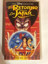 Aladin Die Rückkehr des Dschafar vhs/ Disney/Pal/Spanisch - £3.80 GBP