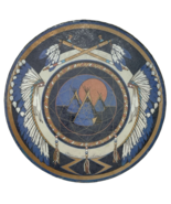 Clarence Wells Pacific NW Native American Haida Style Synthetic Hide Dru... - $30.00