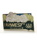 USWEST - Life&#39;s Better Here - South Dakota - USA Olympic Lapel/Hat Pin B... - £15.93 GBP