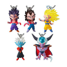 Dragon Ball UDM The Best 17 Keychain Swing Mascot Gohan Goku Vegeta King... - £10.35 GBP+