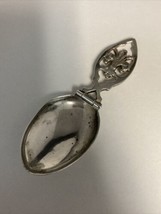 Antique Victorian European 800 Silver Fleur de Lis Folding Travel Medici... - £86.04 GBP