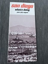 San Diego California What&#39;s Doing June July August 1960s - $17.50