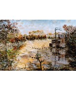 16x11 Giclee Print Signed, Blockade Runner, Savannah Georgia, Richard Ba... - $40.62 CAD