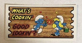 The Smurfs Trading Card 1982 #32 What’s Cookin Good Lookin - £1.91 GBP