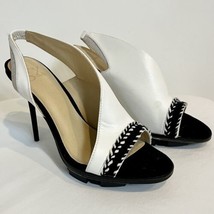 GX by Gwen Stefani Stiletto White Faux Leather Side Wrap Women&#39;s Shoes 8.5M - £18.62 GBP