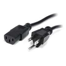 StarTech.com 10ft (3m) Computer Power Cord, NEMA 5-15P to C13, 10A 125V, 18AWG,  - $107.22