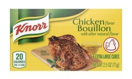 Knorr Chicken Bouillon 6 Cubes (Pack Of 9 Boxes) - £46.60 GBP