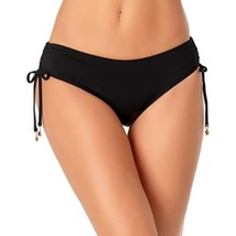 $44 Anne Cole Women&#39;s Alex Side Tie Adjustable Bikini Bottom Black Size Medium - £17.16 GBP