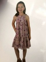 Zunie Girls Tulle Party Dress Size 7 Color Black Floral - $23.76