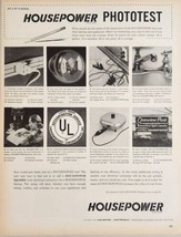 1959 Print Ad UL Underwriter&#39;s Laboratory Housepower Electrical Phototest - £15.31 GBP