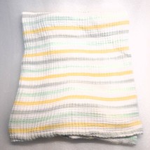 Aden + and Anais Baby Blanket Swaddle Muslin yellow green stripes White ... - £22.80 GBP