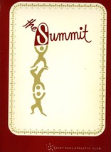 The Summit Restaurant Menu Saint Paul Athletic Club 1970&#39;s - £47.43 GBP