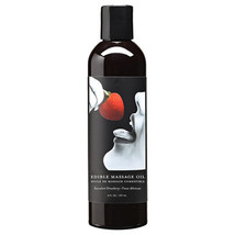 Earthly Body Edible Massage Lotion Strawberry 8 oz. - £22.45 GBP