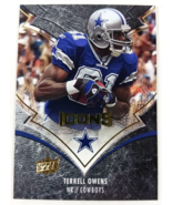 TERRELL OWENS 2008 Upper Deck Icons #26 HOF Fottball Card - $1.89