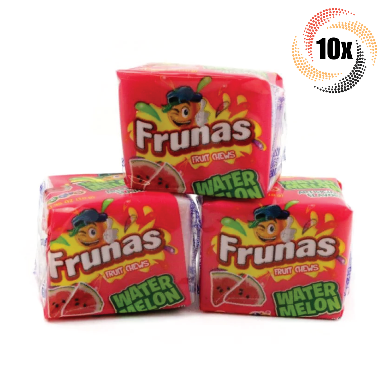 10x Packs Frunas Strawberry Fruit Chews | 4 Chews Per Pack | Fast Shipping - $7.41