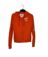 Hollister Hoodie Jacket Size Large Orange Youth HCO Pacific Merchants Fu... - $25.45