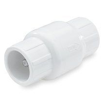 NDS 1001-12 1-1/4&quot; PVC IPS Spring Check Valve F by F 6-3/16&quot; Length - $23.23