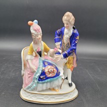 Antique c.1918-20 Sitzendorf Germany Porcelain European Courting Couple ... - $49.49