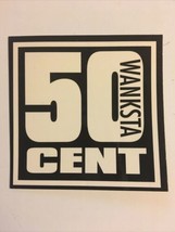 50 Cent 2002 Wanksta Promotional Sticker New Old Stock Flawless Condition Vintag - £3.07 GBP