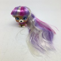 IMC Toys VIP Pets Surprise Pink Purple Long Hair Reveal Dog Puppy 4&quot; tall - £7.73 GBP