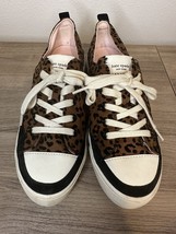 Kate Spade NY Women Lace Up Platform Sneakers Kaia Size US 9B Leopard Shoes - £22.89 GBP