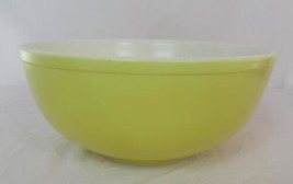 Vintage Pyrex Yellow Mixing Bowl 4QT. #404 DH2644 - £14.30 GBP