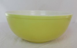 VINTAGE PYREX YELLOW MIXING BOWL 4QT. #404 DH2644 - £14.37 GBP