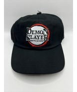 Demon Slayer: Kimetsu No Yaiba - Logo Black Adjustable Strapback Hat - £11.76 GBP