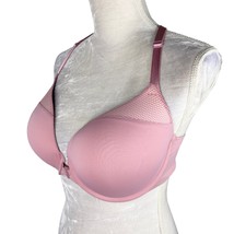 Victoria&#39;s Secret Bra Pink 36DD T-Shirt Push Up Full Coverage Lightly Pa... - £19.61 GBP