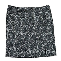 Worthington Skirt Plus Size 18W Black Gray Stretch Knee Length Side Zip Career - £9.98 GBP