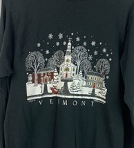 Vintage Vermont T Shirt Single Stitch 1991  Long Sleeve Men’s Large USA 90s - $24.99
