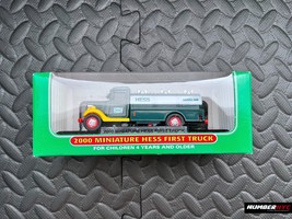 Vintage 2000 Miniature Hess First Gas Oil Tanker Truck - Mib - Collector Item - £15.45 GBP